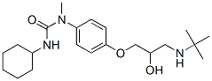 CAS#: 57494-90-3， N'-Cyclohexyl-N-[4-(3-Tert-Butylamino-2-Hydroxypropoxy)Phenyl]-N-Methylurea