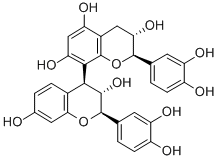CAS#: 57526-59-7， (2R,2'R,3S,3'S,4S)-2,2'-Bis(3,4-Dihydroxyphenyl)-3,3',4,4'-Tetrahydro-[4,8'-Bi-2H-1-Benzopyran]-3,3',5',7,7'-Pentol