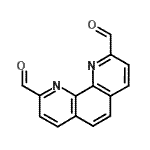 结构式 CAS# 57709-62-3, 1,10-菲咯啉-2,9-二甲醛
