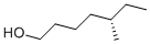 结构式 CAS# 57803-73-3, (S)-(+)-5-甲基-1-庚醇