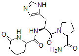 CAS#: 57884-93-2， N-[(6-Oxo-2-piperidinyl)carbonyl]-L-histidyl-L-Prolinamide