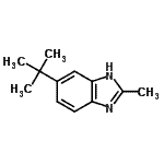 CAS#: 5805-62-9， 2-Methyl-6-(2-Methyl-2-Propanyl)-1H-Benzimidazole
