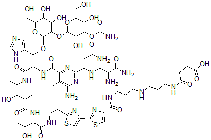 CAS#: 58071-33-3， 3-(4-Succinoylaminobutylamino)Propylaminobleomycin