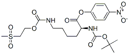 CAS 登录号：58082-65-8， N2-(叔丁氧羰基)-N6-[[2-(甲基磺酰基)乙氧基]羰基]-L-赖氨酸 4-硝基苯基酯