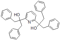 CAS#: 58451-84-6， alpha,alpha,alpha',alpha'-Tetrabenzyl-2,6-Pyridinedimethanol