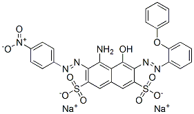 CAS#: 5850-38-4， Disodium 4-Amino-5-Hydroxy-3-[(4-Nitrophenyl)Azo]-6-[(2-Phenoxyphenyl)Azo]Naphthalene-2,7-Disulphonate