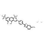CAS#: 5850-73-7， Disodium 5-Chloro-4-Hydroxy-3-{[4-(6-Methyl-1,3-Benzothiazol-2-Yl)Phenyl]Diazenyl}-2,7-Naphthalenedisulfonate