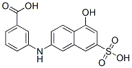 CAS#: 5855-83-4， 3-(5-Hydroxy-7-Sulfonaphthalen-2-Ylamino)Benzoic Acid