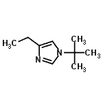 CAS#: 586964-65-0， 4-Ethyl-1-(2-Methyl-2-Propanyl)-1H-Imidazole
