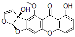 CAS 登录号：58775-51-2， (3aR)-3a,12aalpha-二氢-3a,6-二羟基-4-甲氧基-5H-呋喃并[3',2':4,5]呋喃并[3,2-b]氧杂蒽-5-酮