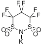 结构式 CAS# 588668-97-7, 1,1,2,2,3,3-六氟丙烷-1,3-二磺酰亚胺钾盐