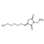 CAS 登录号：588672-31-5， (3E)-1-乙基-3-(6-羟基己基亚基)-2,5-吡咯烷二酮