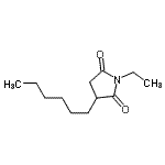 CAS#: 588672-36-0， 1-Ethyl-3-Hexyl-2,5-Pyrrolidinedione