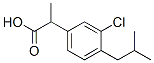 CAS#: 58880-41-4， 2-(3-Chloro-4-Isobutylphenyl)Propionic Acid
