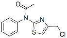 CAS 登录号：58905-44-5， N-[4-(氯甲基)-1,3-噻唑-2-基]-N-苯基乙酰胺