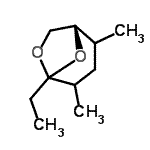 CAS 登录号：59014-03-8， (1S)-5-乙基-2,4-二甲基-6,8-二氧杂双环[3.2.1]辛烷