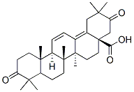CAS#: 59076-79-8， (4aR,6aS,6aS,6bR,8aS,12aS)-2,2,6a,6b,9,9,12alpha-Heptamethyl-3,10-Dioxo-1,4,5,6,6a,7,8,8a,11,12-Decahydropicene-4alpha-Carboxylic Acid