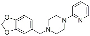 CAS 登录号：59215-20-2， 1-(3,4-亚甲二氧基苄基)-4-(2-吡啶基)哌嗪