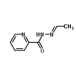 CAS 登录号：59287-47-7， N'-[(1E)-亚乙基]-2-吡啶甲酰肼