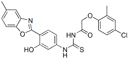 CAS#: 593238-74-5， 2-(4-Chloro-2-Methylphenoxy)-N-[[[3-Hydroxy-4-(5-Methyl-2-Benzoxazolyl)Phenyl]Amino]Thioxomethyl]-Acetamide