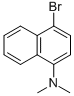 结构式 CAS# 59557-93-6, 1-溴-4-(二甲基氨基)萘