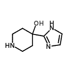 CAS 登录号：596105-93-0， 4-(1H-咪唑-2-基)-4-哌啶醇