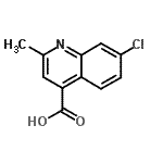 CAS 登录号：59666-15-8， 7-氯-2-甲基-4-喹啉羧酸