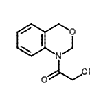 CAS 登录号：59688-96-9， 1-(2H-3,1-苯并恶嗪-1(4H)-基)-2-氯乙酮