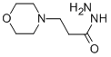 结构式 CAS# 59737-33-6, 3-吗啉-4-基-丙酰肼