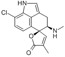 CAS#: 59787-45-0， cis-(+-)-3,4-Dihydro-8-chloro-4'-methyl-4-(methylamino)-Spiro(benz(cd)indole-5(1H),2'(5'H)-furan)-5'-one