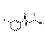 CAS 登录号：59865-86-0， 2-[(3-氯苯基)磺酰基]硫代乙酰胺