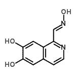 CAS 登录号：59875-55-7， 1-[(E)-(羟基亚胺)甲基]-6,7-异喹啉二醇