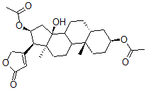 CAS 登录号：5996-03-2， 吉妥辛配基 3,16-二乙酸酯