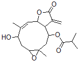 CAS#: 59979-58-7， (1aR-(1aR*,35*,4Z,5aR*,8aR*,9R*,10aR*))-2-Methyl-Propanoic Acid 1a,2,3,5a,7,8,8a,9,10,10alpha-Decahydro-3-Hydroxy-4,10alpha-Dimethyl-8-Methylene-7-Oxooxireno(5,6)Cyclodeca(1,2-b)Furan-9-Yl Ester