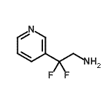 CAS#: 60010-40-4， 2,2-Difluoro-2-(3-Pyridinyl)Ethanamine