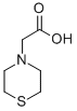 结构式 CAS# 6007-55-2, 4-硫代吗啉乙酸