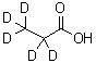 结构式 CAS# 60153-92-6, 丙酸-D5