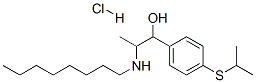 CAS 登录号：60175-02-2， 4-[异丙基硫代]-alpha-[1-(辛基氨基)乙基]苄醇盐酸盐