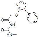 CAS#: 60176-58-1， 1-Methyl-3-[[(1-Phenyl-1H-Imidazol-2-Yl)Thio]Acetyl]Urea