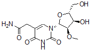 CAS#: 60197-30-0， O(2)'-Methyl-5-Carbamoylmethyluridine