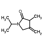 CAS#: 60205-20-1， 1-Isopropyl-3-Methyl-4-Methylene-2-Pyrrolidinone