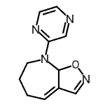 CAS#: 603066-70-2， 8-(2-Pyrazinyl)-6,7,8,8a-tetrahydro-5H-[1,2]oxazolo[5,4-b]azepine