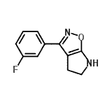 CAS 登录号：603067-64-7， 3-(3-氟苯基)-5,6-二氢-4H-吡咯并[3,2-d][1,2]恶唑