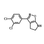 CAS#: 603067-79-4， 3-(3,4-Dichlorophenyl)-5,6-dihydro-4H-pyrrolo[3,2-d][1,2]oxazole
