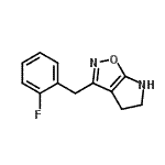 CAS#: 603067-86-3， 3-(2-Fluorobenzyl)-5,6-dihydro-4H-pyrrolo[3,2-d][1,2]oxazole