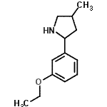 CAS#: 603068-22-0， 2-(3-Ethoxyphenyl)-4-methylpyrrolidine