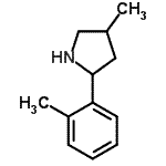 CAS 登录号：603068-47-9， 4-甲基-2-(2-甲基苯基)吡咯烷