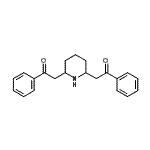CAS#: 6035-31-0， 2,2'-(2,6-Piperidinediyl)Bis(1-Phenylethanone)
