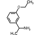 结构式 CAS# 603945-50-2, 1-(3-乙氧基苯基)乙胺