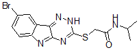 CAS#: 603946-96-9， 2-[(8-Bromo-2H-1,2,4-Triazino[5,6-b]Indol-3-Yl)Thio]-N-(Isopropyl)-Acetamide